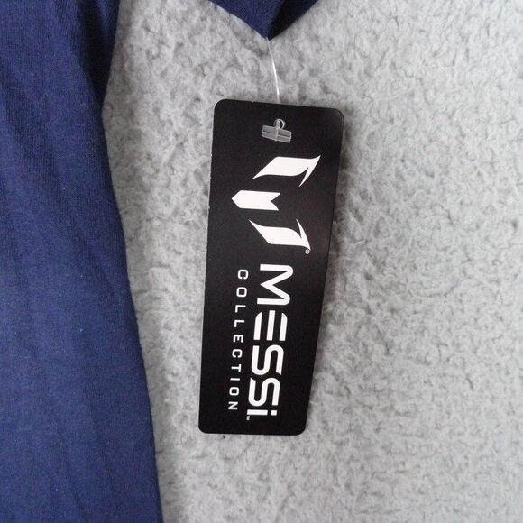 Lionel Messi Collection Shirt Mens Large Blue Shadow Logo Graphic Tee Soccer NWT - Picture 6 of 11